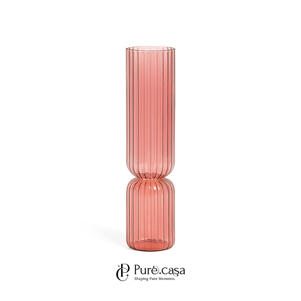 Rubican Ribbed Glass Vase