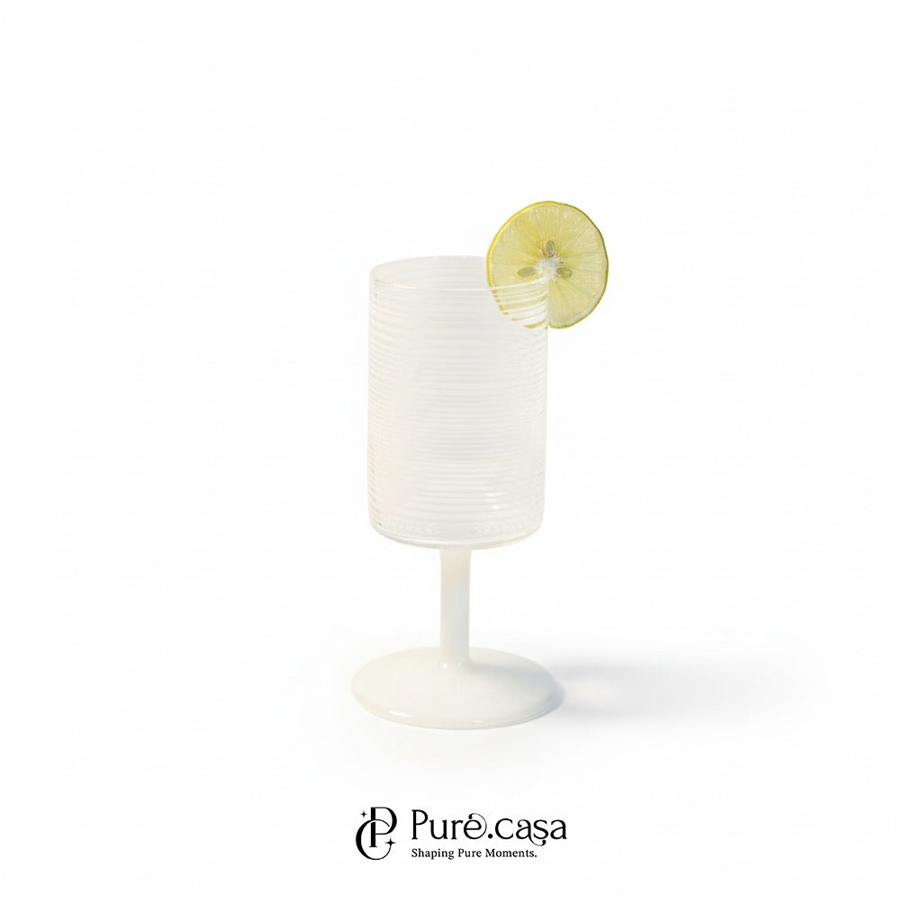 Spiral Halo Mini Cocktail Glass