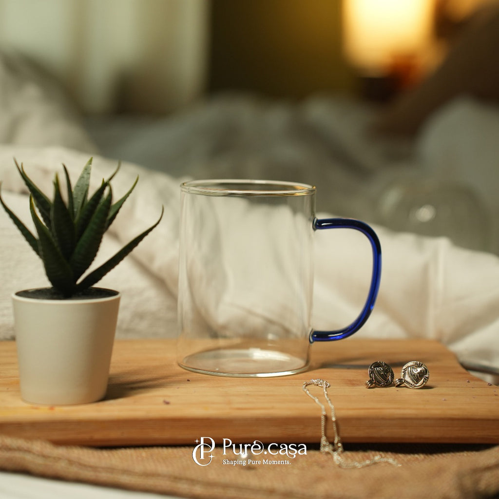 Borosilicate Glass Mug - Tea/Coffee