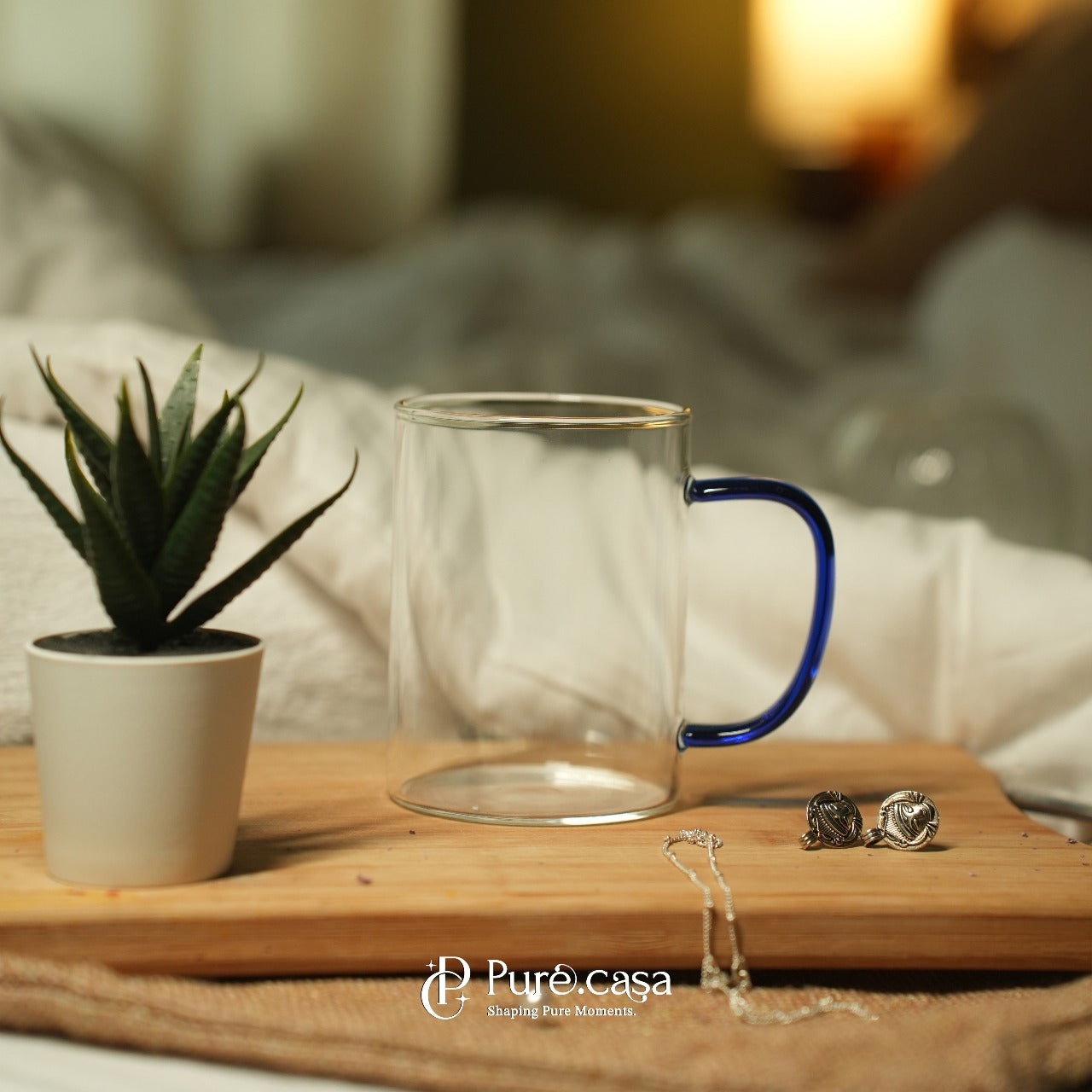Borosilicate Glass Mug - Tea/Coffee