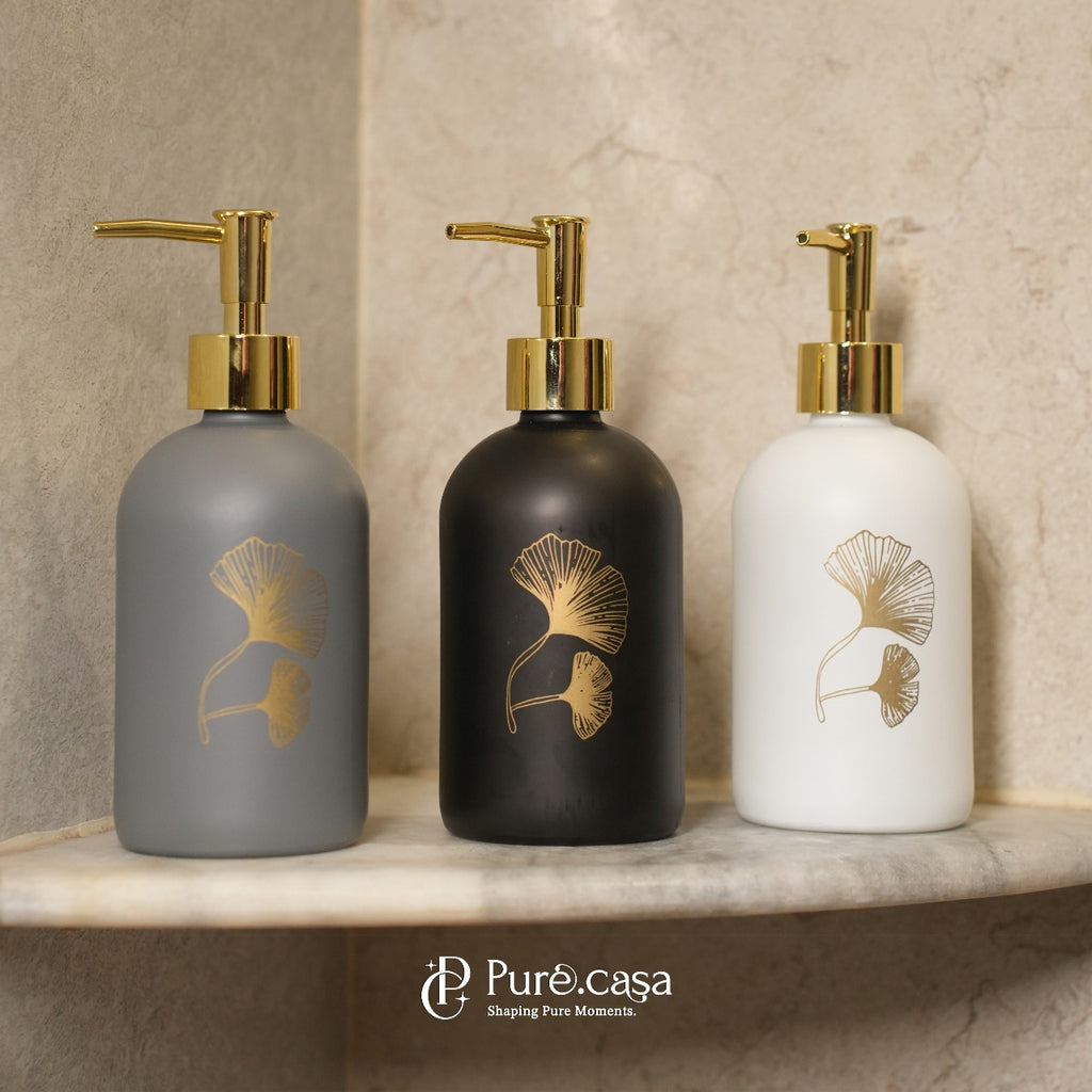 Glass Opulent Matte Soap Dispenser