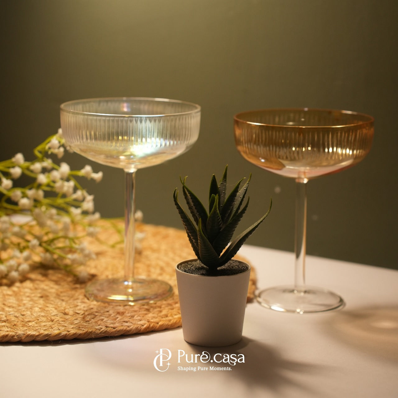 Amber & Rainbow Coupe