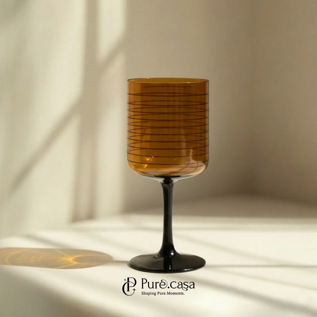 Spiral Halo Mini Cocktail Glass