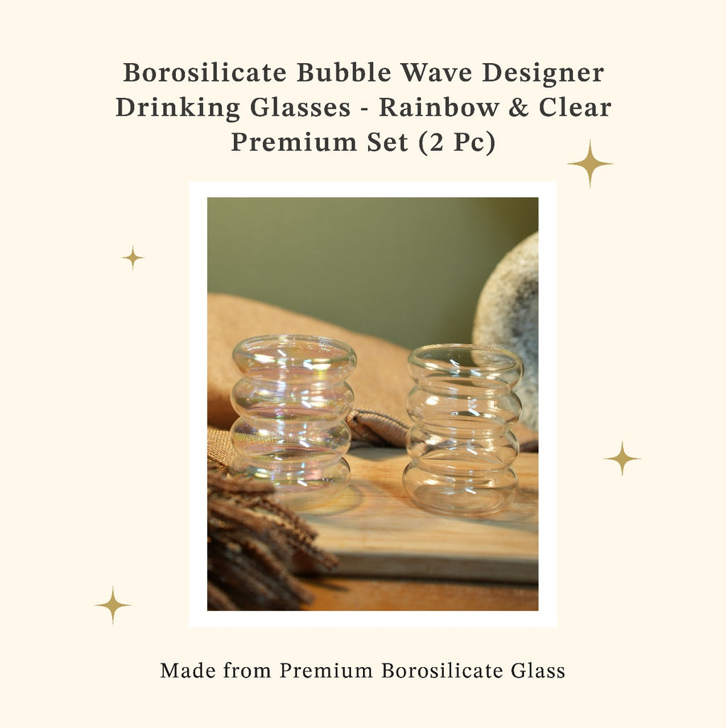 Bubble Wave Smoothie Glass