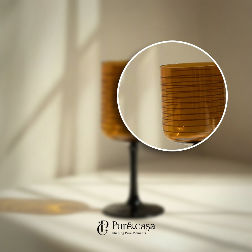 Spiral Halo Mini Cocktail Glass