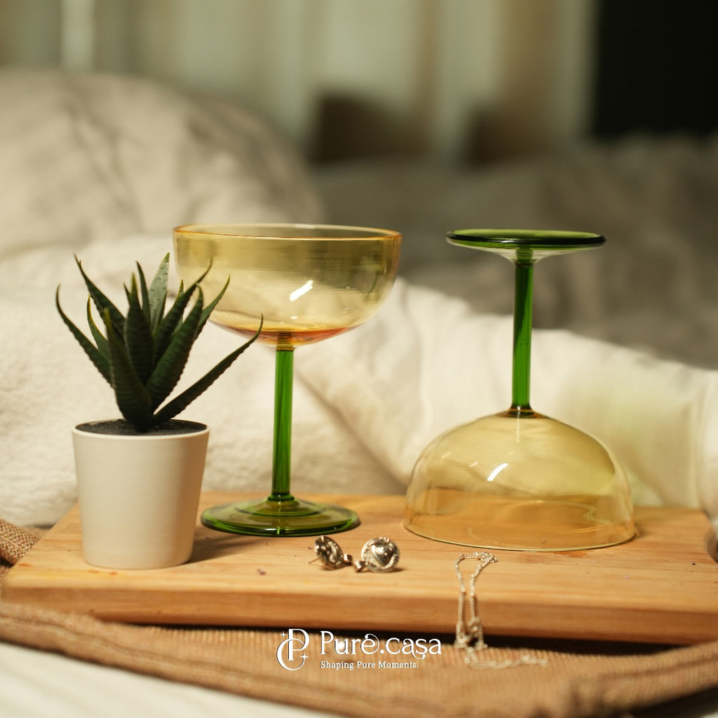 Lume Verde Cocktail Glass