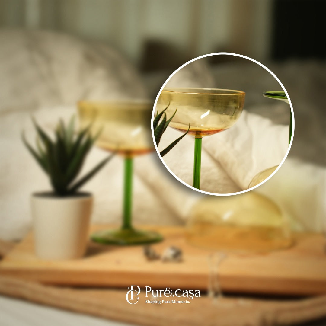 Lume Verde Cocktail Glass