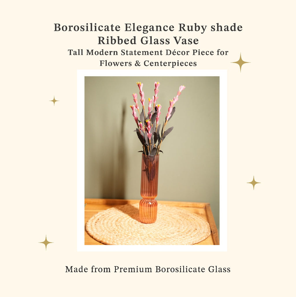 Rubican Ribbed Glass Vase