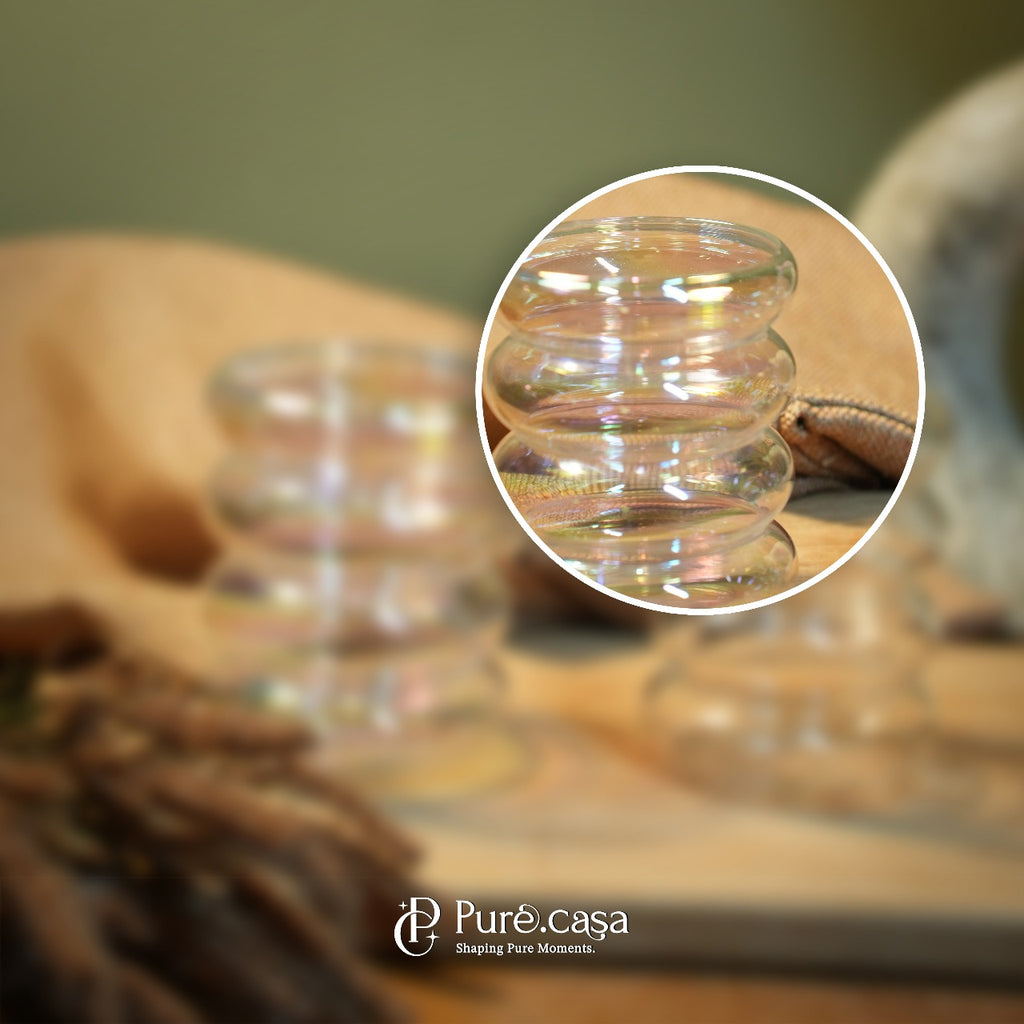 Bubble Wave Smoothie Glass