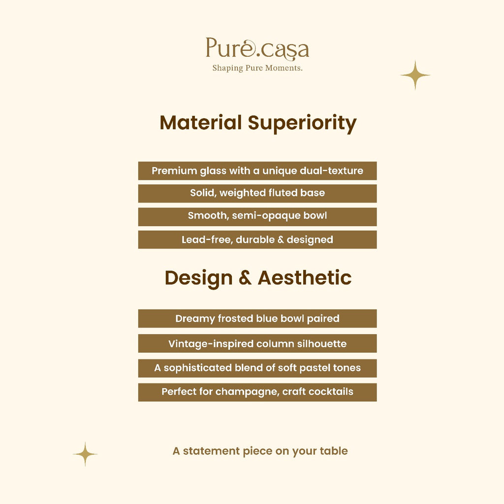 Luna Lavender Pedestal Cocktail Glass