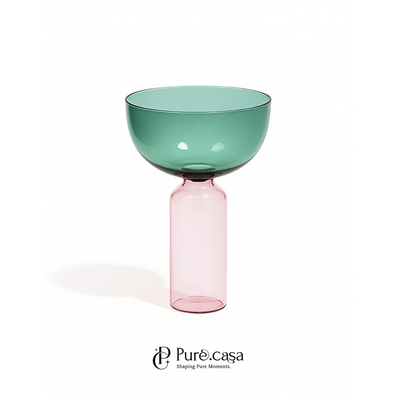 Halo Dual-Tone Goblet Cocktail Glass