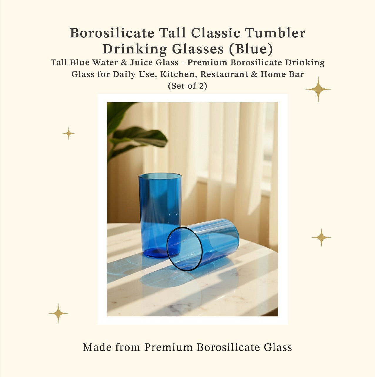 Elegant Drinking Glasses / Tumblers