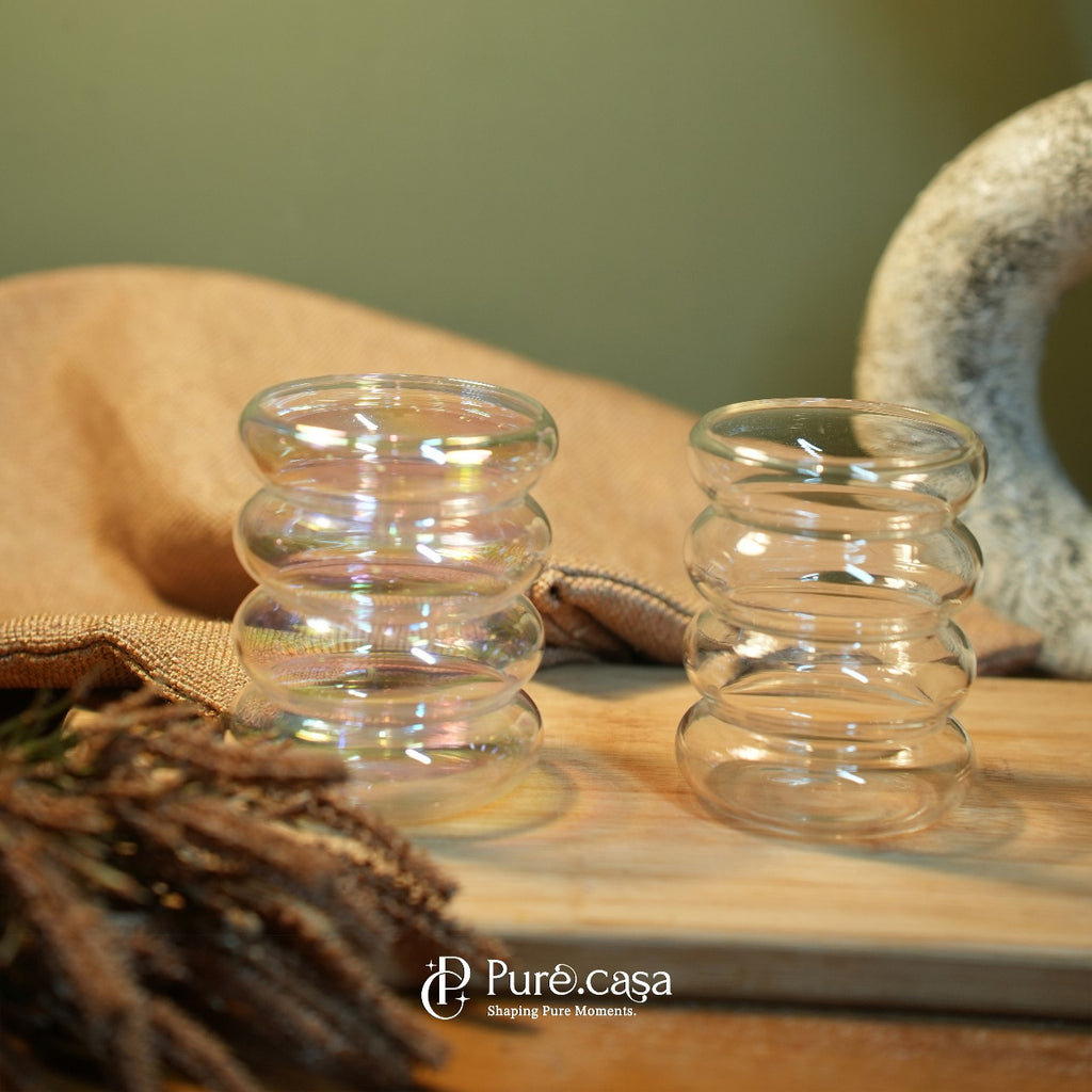 Bubble Wave Smoothie Glass